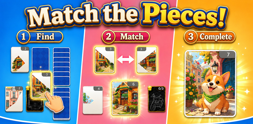 Card Mosaic: Solitaire Puzzle main screenshot