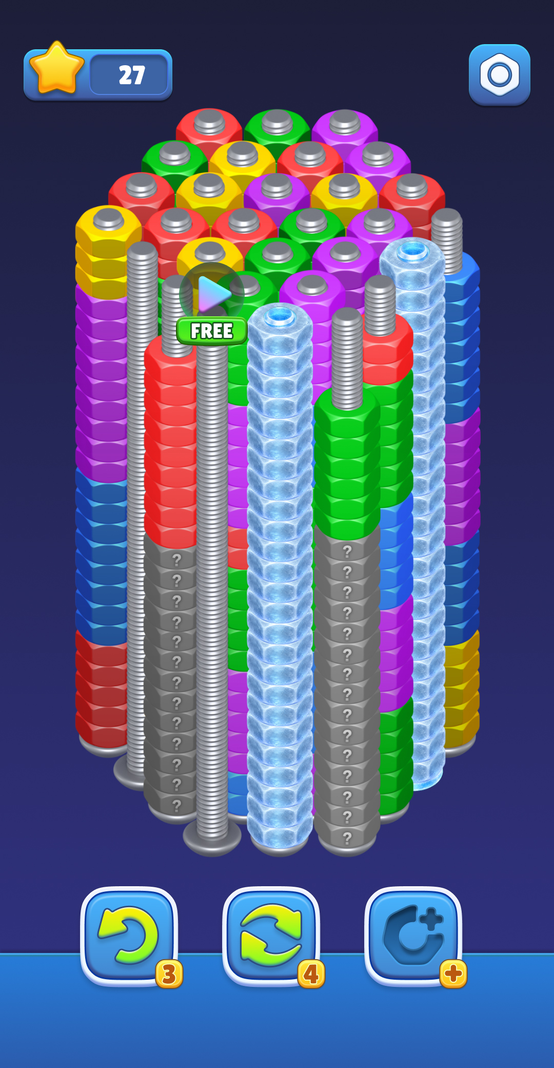 Nut Stack：Sort Puzzle screenshot 2