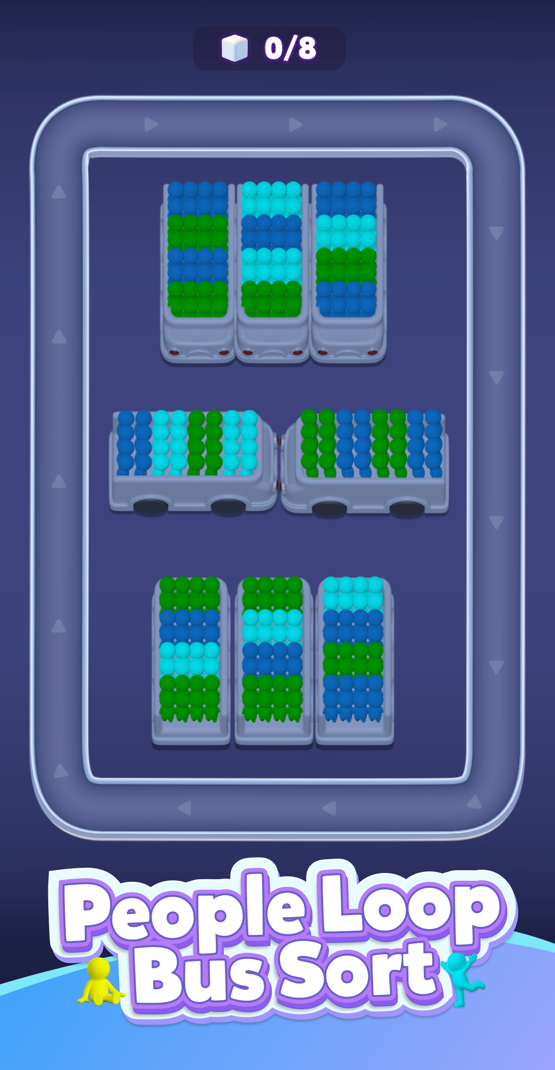 PeopleLoop: Bus Sort gameplay screenshot